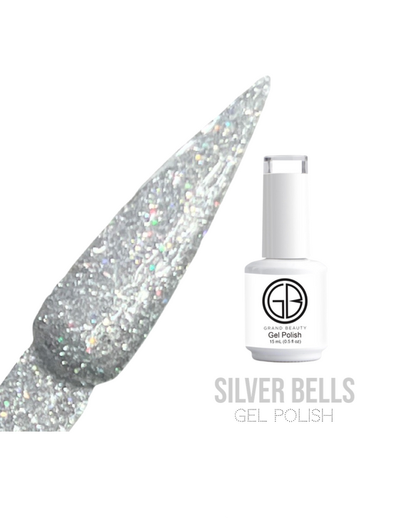 Silver Bells- Glitter Gel Polish