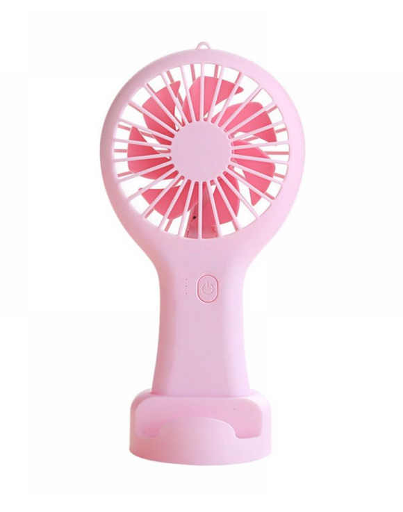 Pink Electric Hand Fan
